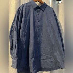 Men’s blue dress shirt. Alfani regular fit. XL